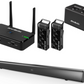 Avermedia Technologies AW315F-GS68C - Dual Wireless Teacher Microphone with Soundbar and Wall Mounting Kit Package
